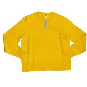 J Crew Adult Large Cashmere Classic Fit Crewneck Sweater MRP $128 Women's BA400